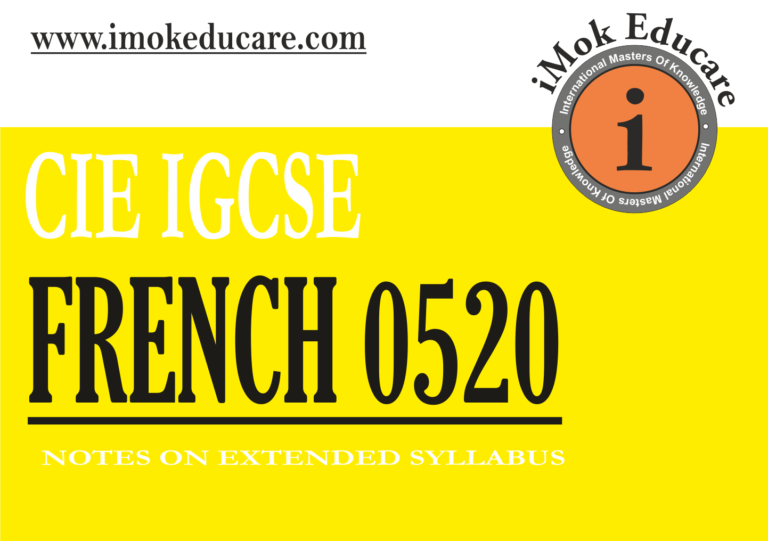IGCSE French Papers 2012 - iMOK Educare